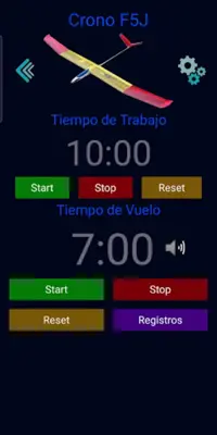 Crono F5J android App screenshot 4